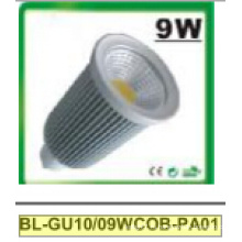9W затемнения GU10 cob светодиодный Прожектор